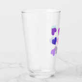 Niedliche farbenfrohe Herzen Glas (Rechts)