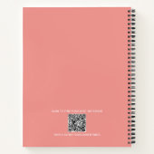 Niedliche, farbenfrohe Katze, lustige Tiere, äußer Notizblock (Rückseite)