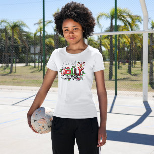 Niedliche farbenfrohe Krankenschwester Weihnachtsg T-Shirt