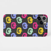 Niedliche, farbenfrohe Kürbis vor Halloween iPhone Hülle (Rückseite (Horizontal))