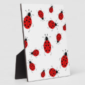 Niedliche, farbenfrohe Ladybugs Clip Art Fotoplatte (Seite)