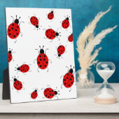 Niedliche, farbenfrohe Ladybugs Clip Art Fotoplatte (Seite)
