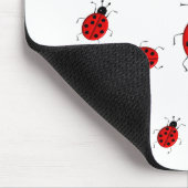 Niedliche, farbenfrohe Ladybugs Clip Art Mousepad (Ecke)