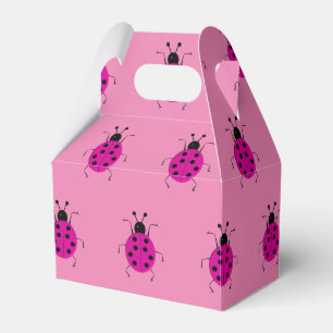 Niedliche, farbenfrohe Ladybugs, glücklicher Char Geschenkschachtel
