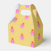 Niedliche, farbenfrohe Ladybugs, glücklicher Charm Geschenkschachtel (Rückseite)