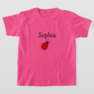 Niedliche, farbenfrohe Ladybugs, glücklicher Charm T-Shirt