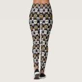 Niedliche farbenfrohe Leggings (Rückseite)