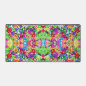 Niedliche farbenfrohe magische Blume All-Over-Prin Schreibtischunterlage (Vorderseite)