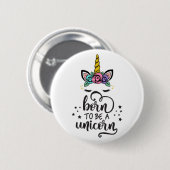 Niedliche Farbenfrohe magische Einheit Button (Vorne & Hinten)