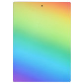 Niedliche Farbenfrohe magische Einhorn Kinder Name Klemmbrett (Rückseite)