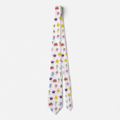 Niedliche farbenfrohe Monster Funny Kids Pattern Krawatte (Vorderseite)