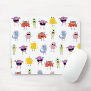 Niedliche farbenfrohe Monster Funny Kids Pattern Mousepad