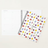 Niedliche farbenfrohe Monster Funny Kids Pattern T Planer (Anzeige)