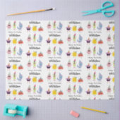 Niedliche farbenfrohe Monster Witziger Kindergebur Seidenpapier (Basteln)