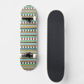 Niedliche farbenfrohe Motive Skateboard (Vorderseite)