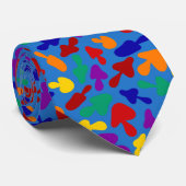 Niedliche Farbenfrohe Mushroom-Fungi-Muster Krawatte (Gerollt)