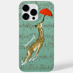 Niedliche farbenfrohe Musical Flying Giraffe Roter Case-Mate iPhone Hülle