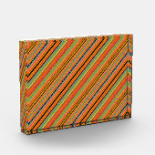 Niedliche, farbenfrohe, native Aztec-Muster Fotoblock (Links)
