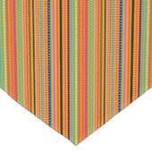 Niedliche, farbenfrohe, native Aztec-Muster Kurzer Tischläufer (Ecke)