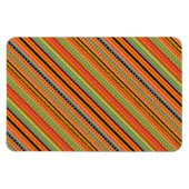 Niedliche, farbenfrohe, native Aztec-Muster Magnet (Horizontal)