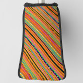 Niedliche, farbenfrohe, native Aztekenmuster Golf Headcover (Rotieren 90)