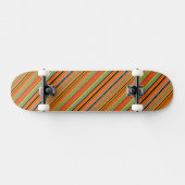 Niedliche, farbenfrohe, native Aztekenmuster Skateboard (Horizontal)