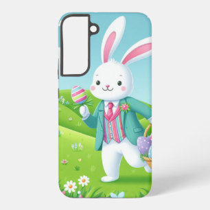 Niedliche, farbenfrohe Osterhase Samsung Galaxy Hülle