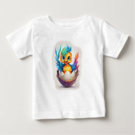 Niedliche Farbenfrohe Phoenix-Schläge Baby T-shirt