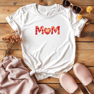 Niedliche Farbenfrohe psychische Herzen   Mutterta T-Shirt