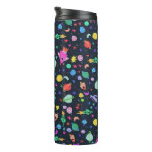 Niedliche farbenfrohe Raumplaneten Thermosbecher (Nach rechts gedreht)