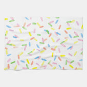 Niedliche, farbenfrohe Regenbogen-Aquarellbrust-Sp Geschirrtuch (Horizontal)