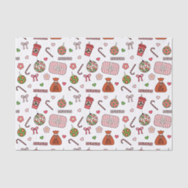 Niedliche Farbenfrohe Retro Seidenpapier