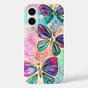 Niedliche Farbenfrohe Schmetterlinge iPhone Case