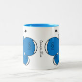 Niedliche Farbenfrohe Schmetterlingsblume Tasse -  (Mittel)