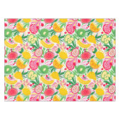 Niedliche Farbenfrohe Sommertropische Fruchtsäfte  Tischdecke (Vorderseite (Horizontal))
