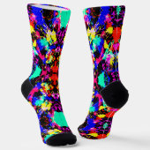 Niedliche farbenfrohe Spritzer-Lacksocken Socken (Gewinkelt)