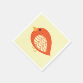 Niedliche, farbenfrohe Vögel Servietten (Ecke)