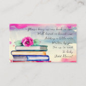 Niedliche farbenfrohe Wasserfarbenbücher für Kinde Begleitkarte (Vorderseite)