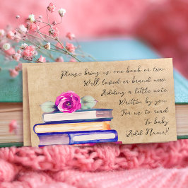 Niedliche farbenfrohe Wasserfarbenbücher für Kinde Begleitkarte