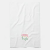 Niedliche Farbenfrohe Weihnachten Geschirrtuch (Vertikal)