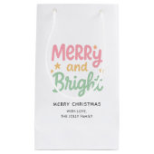Niedliche Farbenfrohe Weihnachten Kleine Geschenktüte (Vorderseite)