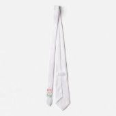 Niedliche Farbenfrohe Weihnachten Krawatte (Rückseite)