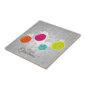 Niedliche, farbenfrohe Weihnachtsdekorationen Fliese (Seite)