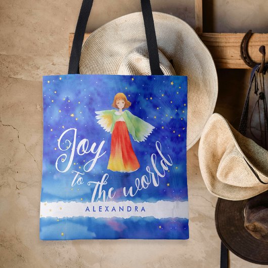 Niedliche Farbenfrohe Weihnachtsfeier Angel Wasser Tasche