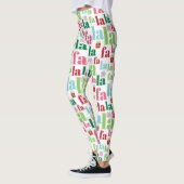 Niedliche, farbenfrohe Weihnachtsfeiertage Leggings (Links)