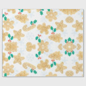 Niedliche farbenfrohe Weihnachtsfeste Strümpfe Geschenkpapier (Flach)