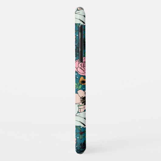 Niedliche, farbenfrohe Winterblumengestaltung mit Case-Mate iPhone Hülle (Hinten/Links)