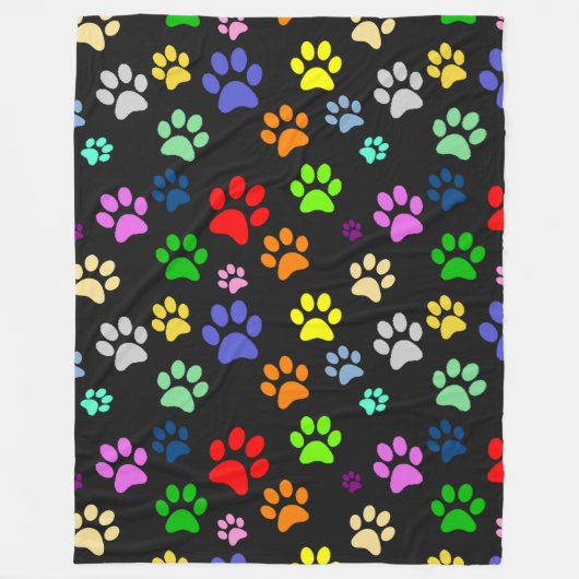 Niedliche Farbenpracht und lustiges Muster für Pet Fleecedecke (Vorderseite)