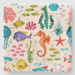 Niedliche farbenprächtige Darstellung des tropisch Steinuntersetzer