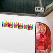 Niedliche Farbflaschen Autoaufkleber (Auf Lkw)